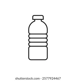 Bottle icon Flat illustration sign