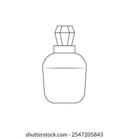 Bottle icon flat style isolated. Vector