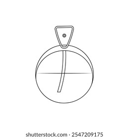Bottle icon flat style isolated. Vector
