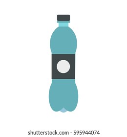 Bottle icon in flat style isolated on white background vector illustration