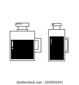 Bottle icon, bottle illustration, bottle design