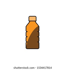 bottle icon, illustration design template