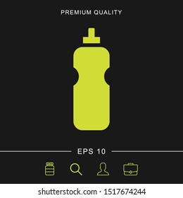 Bottle icon illustration isolated vector sign symbol