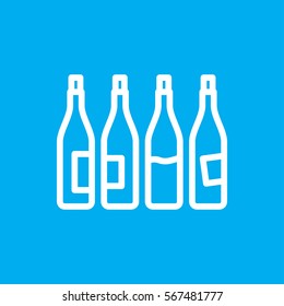 bottle icon illustration isolated vector sign symbol