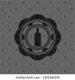 bottle icon inside dark badge