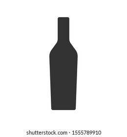 Bottle icon isolated on white background. Wine bottle symbol modern, simple, vector, icon for website design, mobile app, ui. Vector Illustration