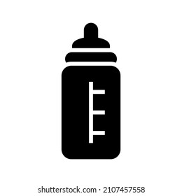 Bottle icon isolated on white background