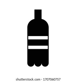 bottle icon isolated vector illustration