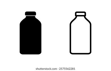 Bottle icon logo design. bottle sign and symbol