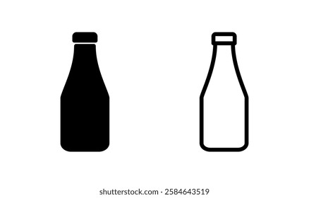 Bottle icon logo design. bottle sign and symbol