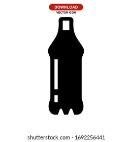 bottle icon or logo isolated sign symbol vector illustration - high quality black style vector icons
