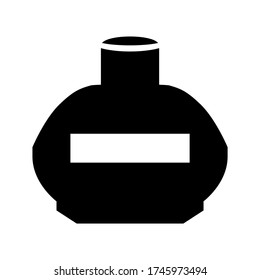 bottle icon or logo isolated sign symbol vector illustration - high quality black style vector icons
