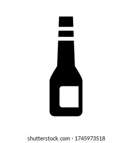 bottle icon or logo isolated sign symbol vector illustration - high quality black style vector icons
