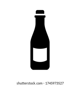 bottle icon or logo isolated sign symbol vector illustration - high quality black style vector icons
