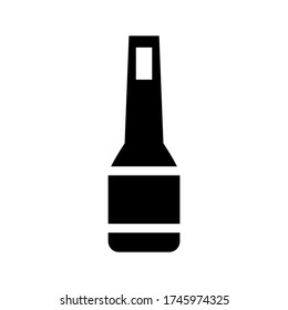 Flaschensymbole oder Logo isolierte Symbol-Vektor-Illustration - Hochwertige, schwarze Vektor-Symbole
