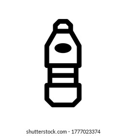 icono de botella o logotipo símbolo de signo aislado ilustración vector ilustración de alta calidad estilo negro iconos vectoriales
