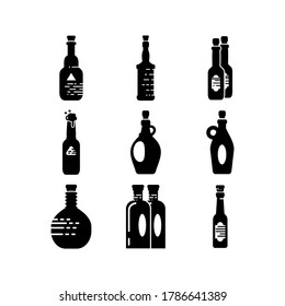 bottle icon or logo isolated sign symbol vector illustration - Collection of high quality black style vector icons
