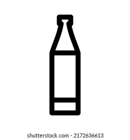 bottle icon or logo isolated sign symbol vector illustration - high quality black style vector icons
