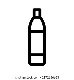 bottle icon or logo isolated sign symbol vector illustration - high quality black style vector icons
