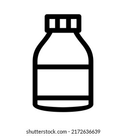 bottle icon or logo isolated sign symbol vector illustration - high quality black style vector icons
