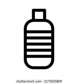 icono de botella o logotipo símbolo de signo aislado ilustración vector ilustración de alta calidad estilo negro iconos vectoriales
