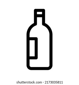 bottle icon or logo isolated sign symbol vector illustration - high quality black style vector icons
