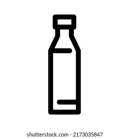 bottle icon or logo isolated sign symbol vector illustration - high quality black style vector icons
