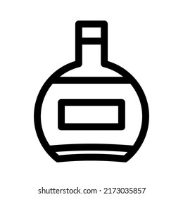 icono de botella o logotipo símbolo de signo aislado ilustración vector ilustración de alta calidad estilo negro iconos vectoriales

