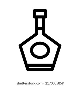 bottle icon or logo isolated sign symbol vector illustration - high quality black style vector icons
