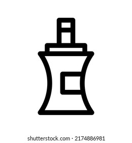icono de botella o logotipo símbolo de signo aislado ilustración vector ilustración de alta calidad estilo negro iconos vectoriales
