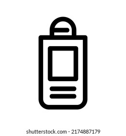 bottle icon or logo isolated sign symbol vector illustration - high quality black style vector icons
