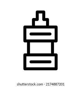 bottle icon or logo isolated sign symbol vector illustration - high quality black style vector icons
