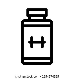 bottle icon or logo isolated sign symbol vector illustration - high quality black style vector icons