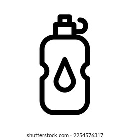 bottle icon or logo isolated sign symbol vector illustration - high quality black style vector icons