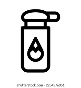 Flaschensymbol oder Logo einzeln auf Zeichen, Vektorgrafik - hochwertige Vektorsymbole in schwarzem Stil