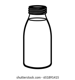 Bottle icon. Machine tool instrument farm and agriculture theme. Isolated design. Vector illustration