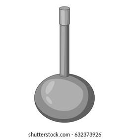 Bottle icon in monochrome style isolated on white background vector illustration