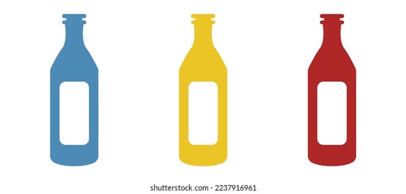 icono del frasco sobre fondo blanco, ilustración del vector
