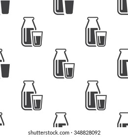 bottle icon on white background for web