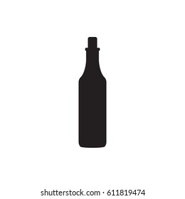 bottle icon on the white background