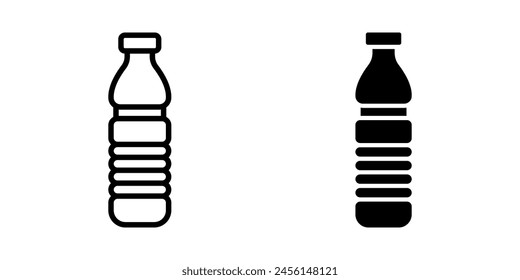 Bottle icon set. for mobile concept and web design. vector illustration