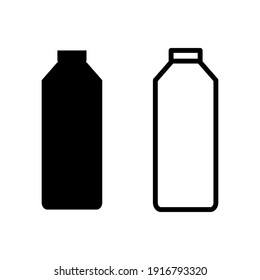 Bottle icon set. bottle vector icon