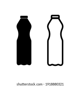 Bottle icon set. bottle vector icon