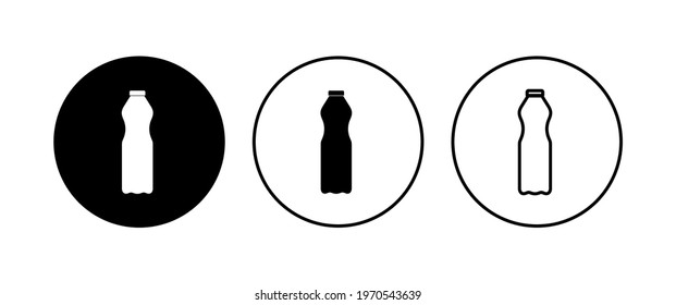 Bottle icon set. bottle vector icon