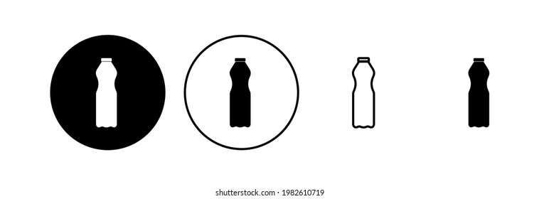 Bottle icon set. bottle vector icon