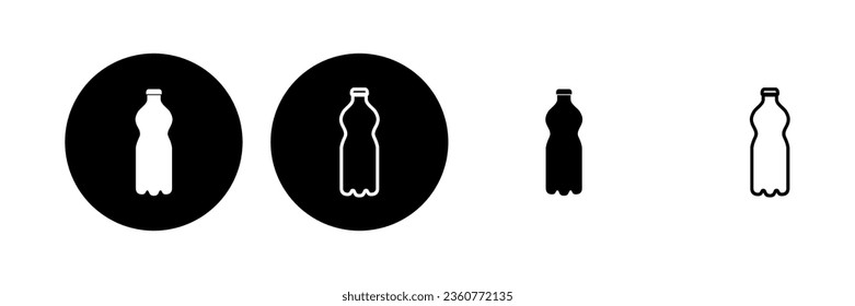 Bottle icon set. bottle vector icon