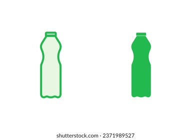 Bottle icon set. bottle vector icon