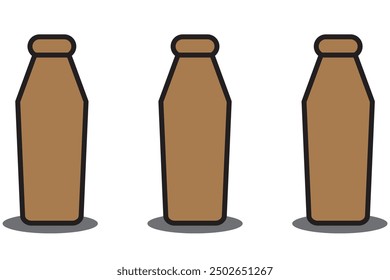 Bottle icon set. bottle vector icon
