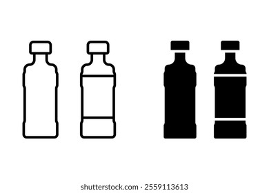 Bottle icon set. bottle vector icon Illustration on white background