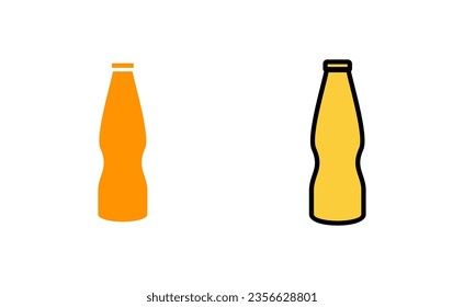 Bottle icon set for web and mobile app. bottle sign and symbol